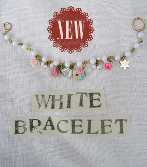 White Flower Bracelet